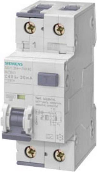 Actual product image Siemens FI/LS switch kAN type F short-time delayed K 30 mA CChar In