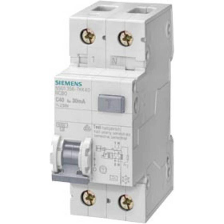 Siemens, Schutzschalter, FI/LSSchalter kAN Typ AC 30 mA CChar A Un AC