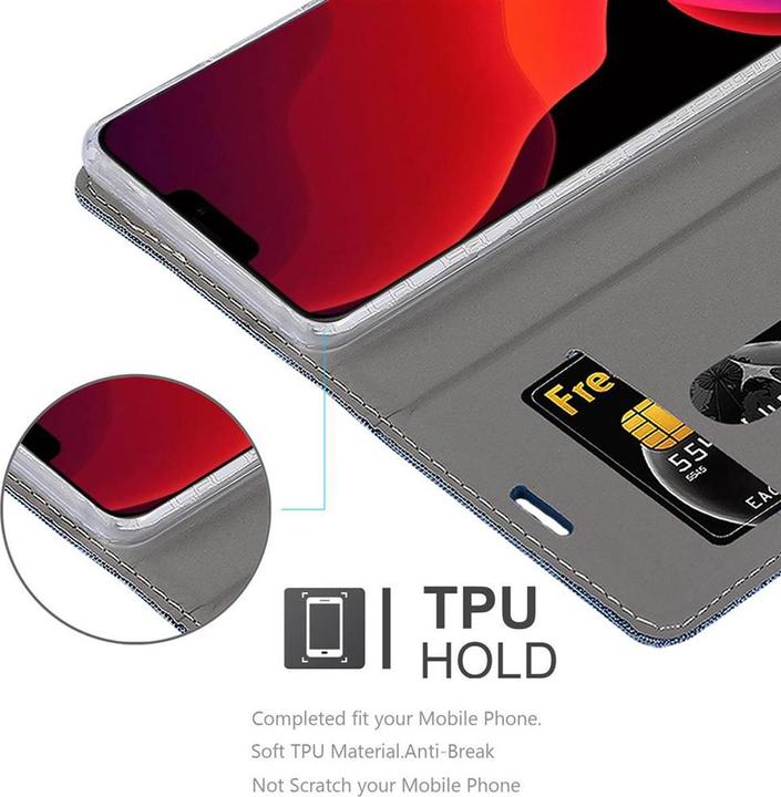 Image du produit Cadorabo Couverture look jeans Book (Apple iPhone 12 mini)