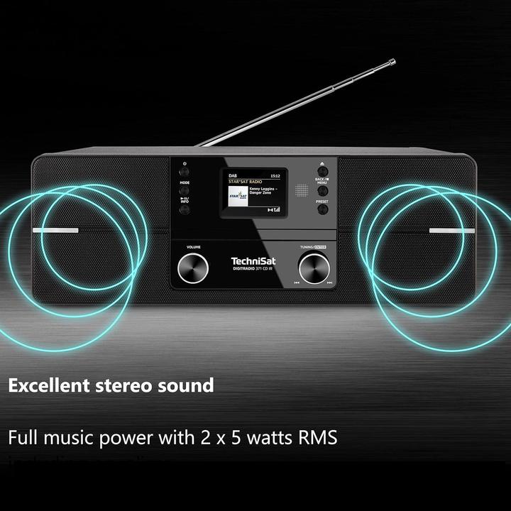 Produktbild TechniSat Digitradio 371 CD IR (Internetradio, DAB+, FM, Bluetooth)