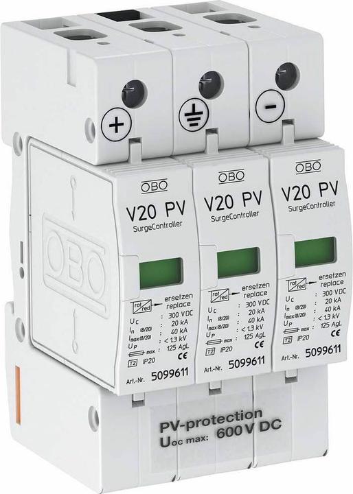 Produktbild OBO Bettermann OBO Vertr SurgeController 3p f.PVAnlagen V20C 3PH6