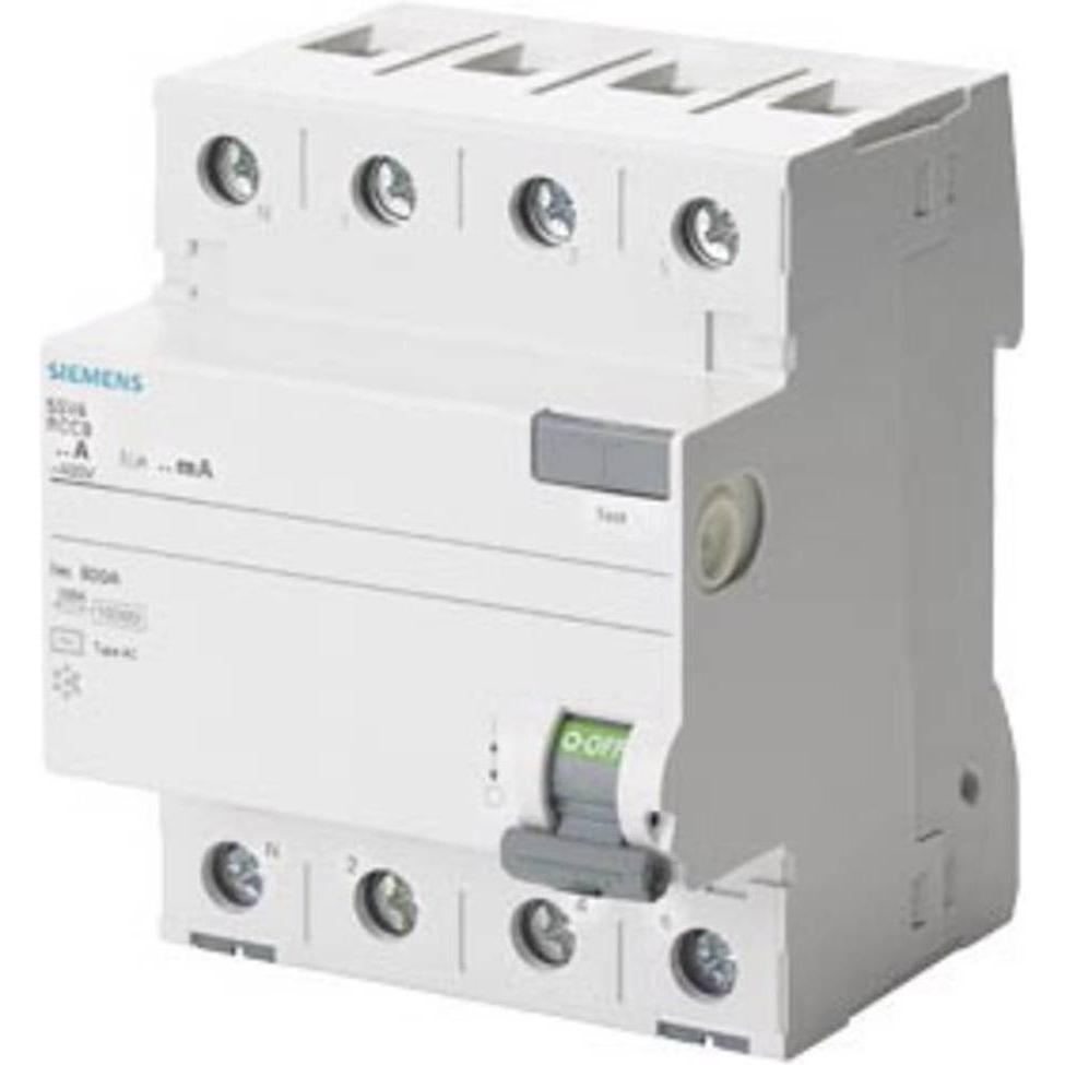 Siemens, Schutzschalter, FISchutzschalter Typ AC A 30 mA Un AC