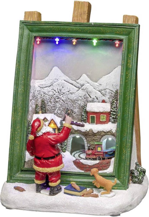Immagine prodotto Konstsmide Calendario dei paesaggi a LED Babbo Natale