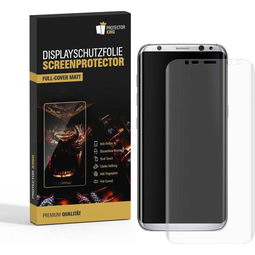 Protectorking 3x Premium Displayschutzfolie Matt Entspiegelt (3 Stück, Samsung Galaxy S8), Smartphone Schutzfolie