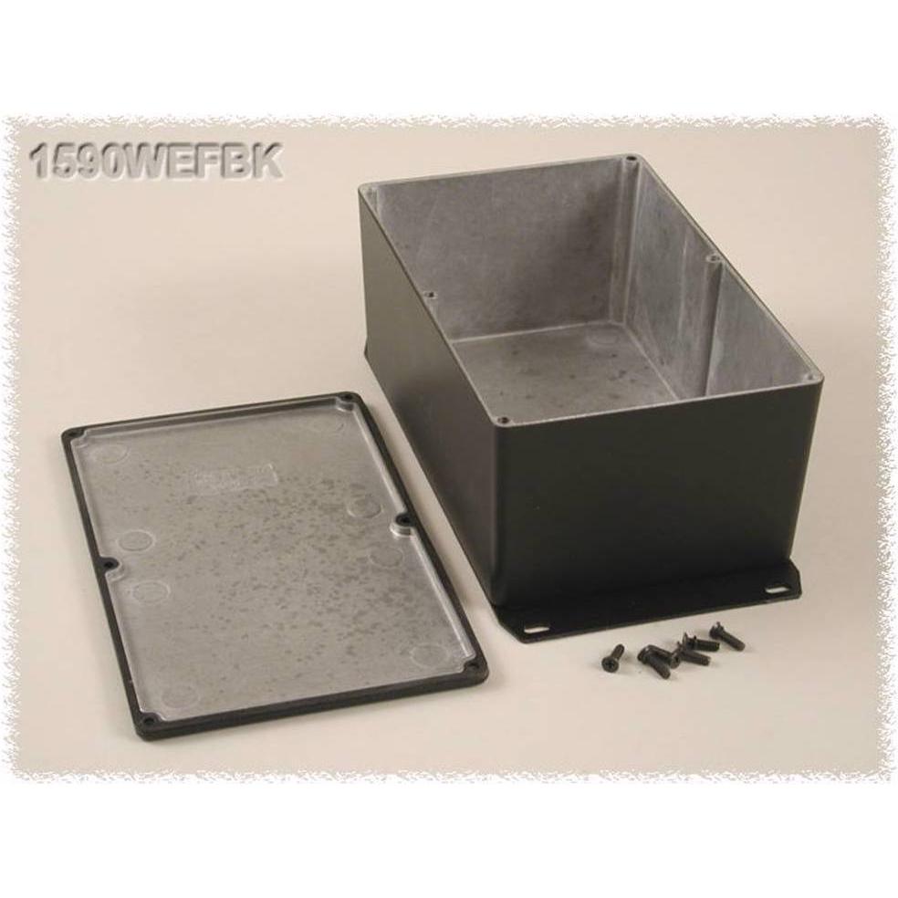 Hammond DruckgussGehäuse Serie 590 (Gehäuse), Elektronikzubehör + Gehäuse, Schwarz