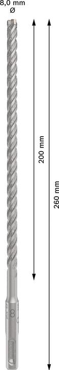 Produktbild Bosch Zubehör PRO SDS plus-5X Hammerbohrer (8 Millimeter)