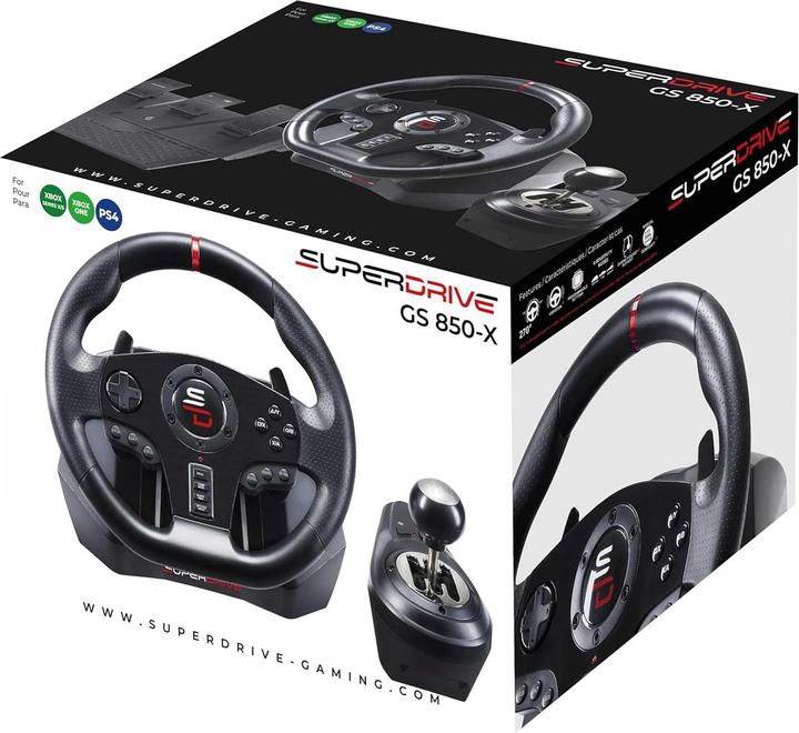 Immagine prodotto Subsonic Superdrive DRIVE PRO SPORT GS850-X (PS4, Xbox One S, Xbox One X, Xbox Series S, Xbox Series X)