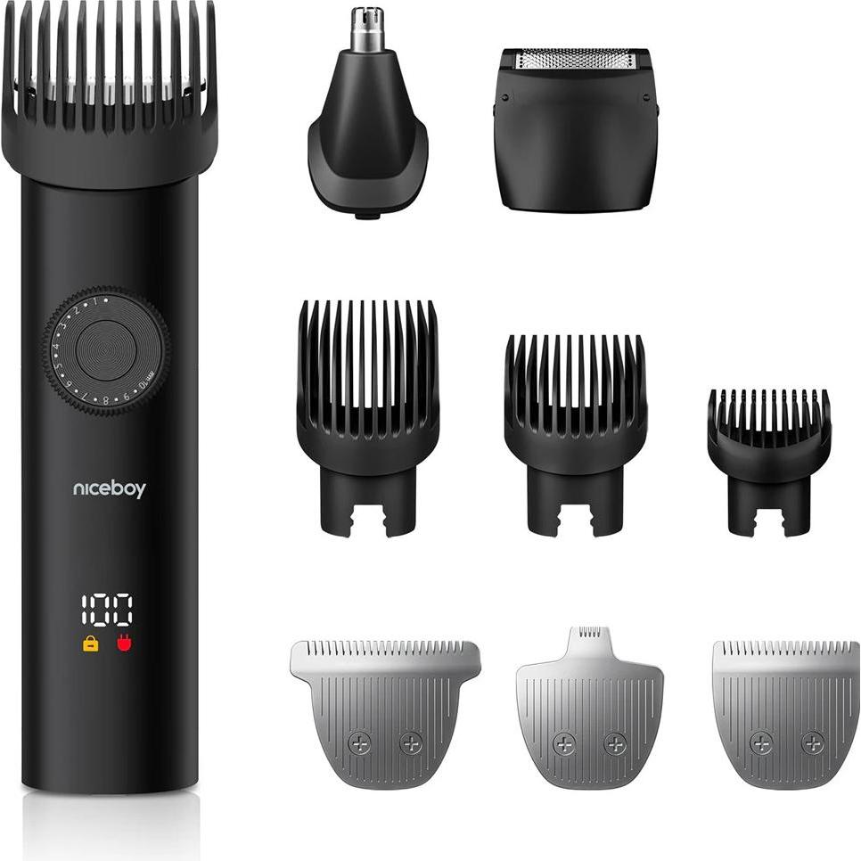 Niceboy, Regolabarba + Tagliacapelli, Tagliacapelli Corpo AirTrim 8in1