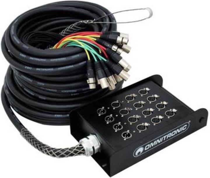 Image du produit Omnitronic Boîtier de scène multicore XLR/XLR (30 m, XLR)