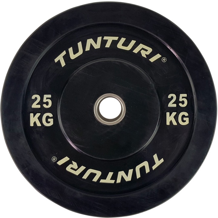 Actual product image Tunturi Bumper Plate Hantelscheiben 50 mm 25 kg (1 x 25 kg)