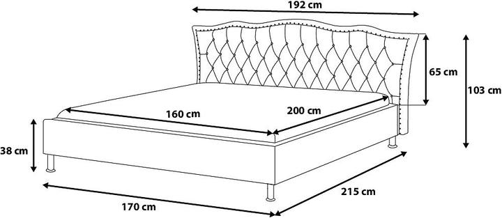 Produktbild Beliani Metz (160 x 200 cm)