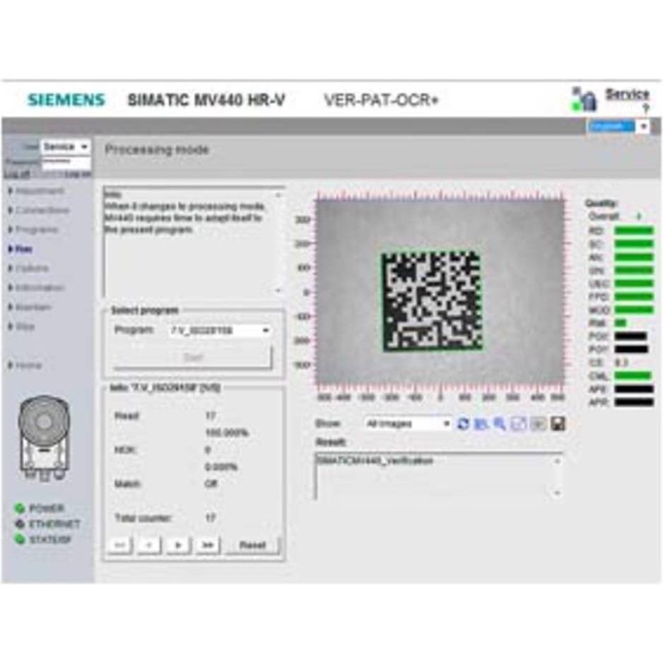 Siemens VeriGenius VerifizierSet für MV440 Lesegeräte Einzellizenz, Netzwerk Switch