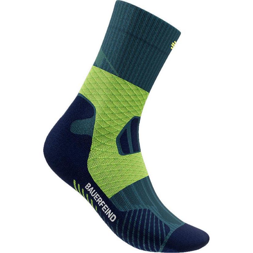 Thumbnail - Bauerfeind, Damen, Sportsocken, Women's Trail Run Mid Cut Socks (43 - 46), Blau