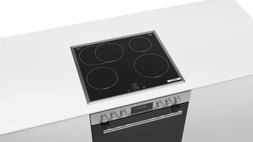 Image du produit Bosch Hausgeräte Built-in cooker set, HEG517BB4 + NIF645CB5E, Réchaud encastrable, Four à induction, HND615LS62
