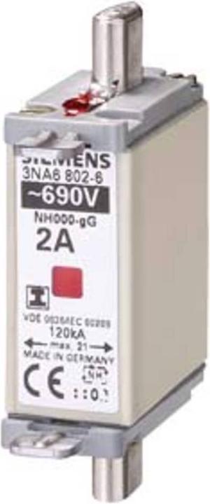 Produktbild Siemens NHSicherungseinsatz NH000 A gG Un AC Un DC (35 A)