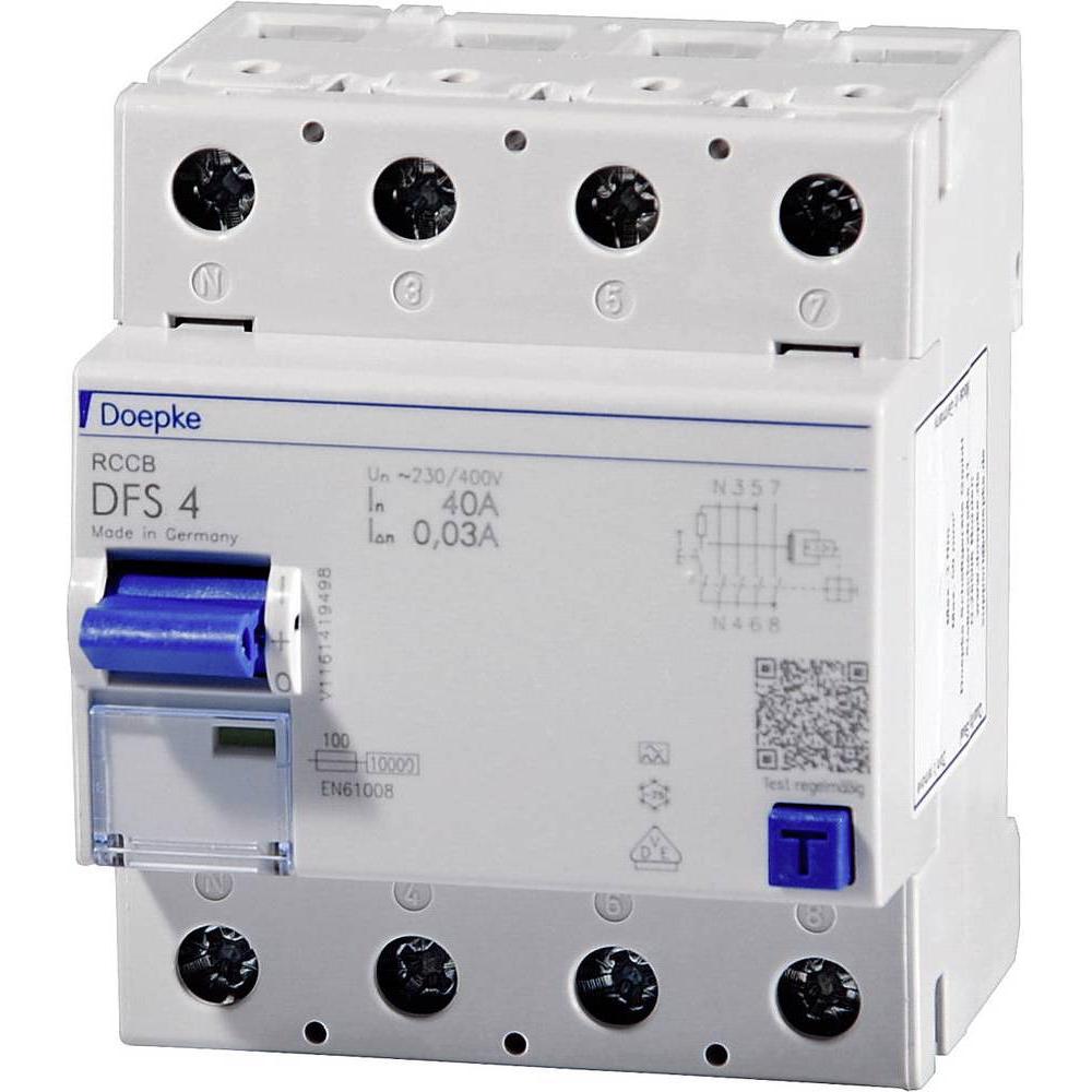 Doepke, Schutzschalter, FISchutzschalter DFS4 0404/030A 3A