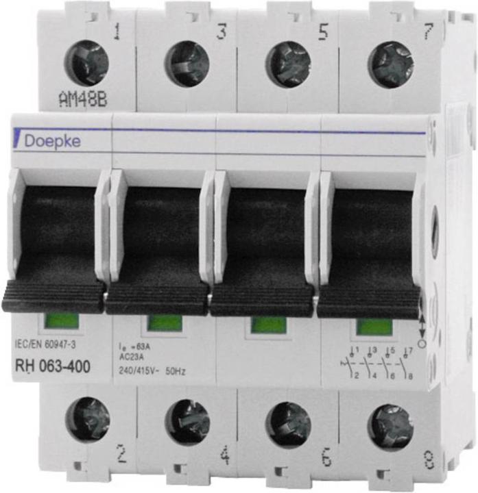 Actual product image Doepke Main switch RH 063400