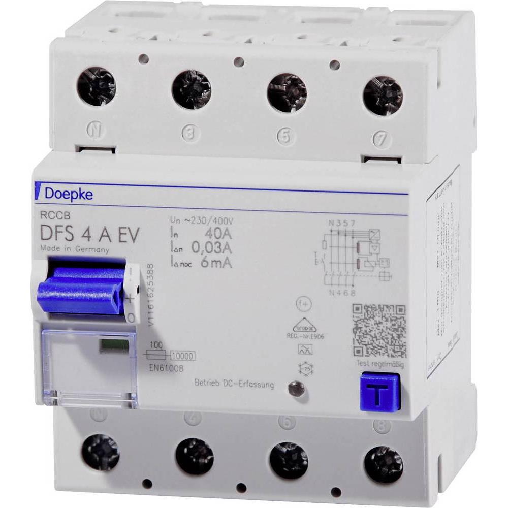 Doepke, Schutzschalter, FISchutzschalter DFS4 0404/003EV 03A
