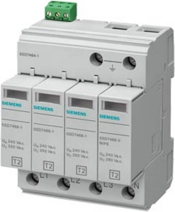 Immagine prodotto Siemens Tipo di scaricatore di sovratensione Requisito classe C UC 350V Moduli di protezione s
