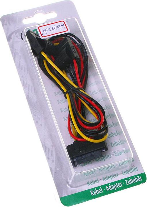 Actual product image InLine SATA power Y-cable 4-pin Molex