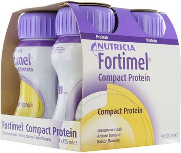 Actual product image Fortimel Compact Protein Banane (Banana, 4 x)