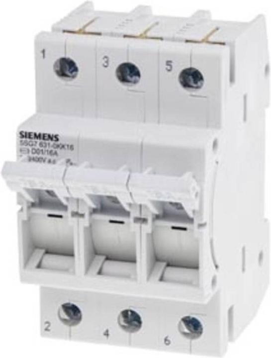 Actual product image Siemens MINIZED fuse switch disconnector D01 A Un AC