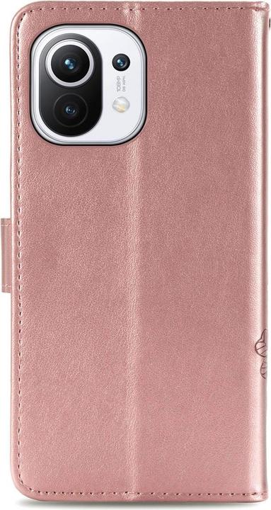 Produktbild König Design Hülle Handy Schutz für Xiaomi Mi 11 Case Flip Cover Tasche Etuis Bumper Rosa Neu (Xiaomi Mi 11i)