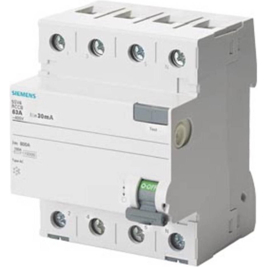 Siemens, Schutzschalter, FISchutzschalter Typ AC A 300 mA Un AC