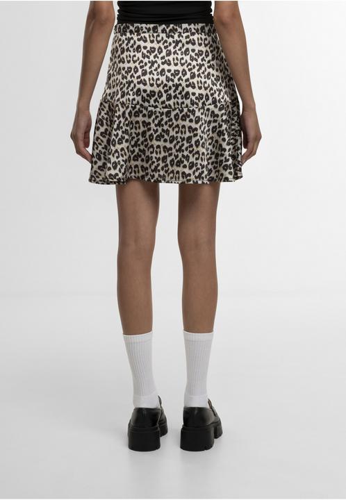 Produktbild Urban Classics Ladies Leo Volants Mini Skirt - 189825 (S)