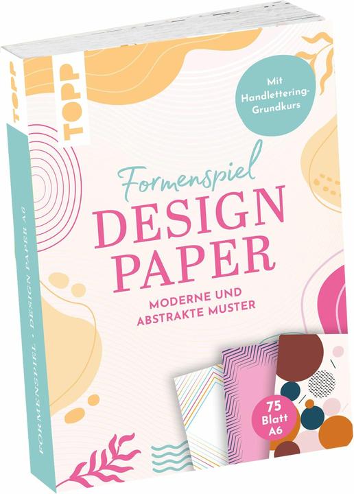 Topp Design Paper A6 shape game. With basic hand lettering course