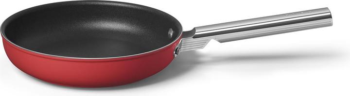 Actual product image Smeg CKFF2401RDM Frying pan Ø 24 cm, red (Frying pan, Aluminium, Stainless steel, 24 x 8.40 cm)