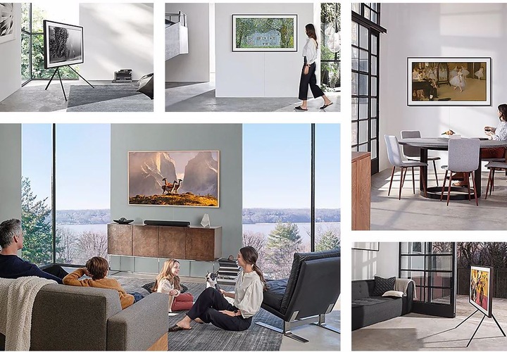 Actual product image Samsung QE65LS03T The Frame 4.0 (65", QLED, 4K, 2020)