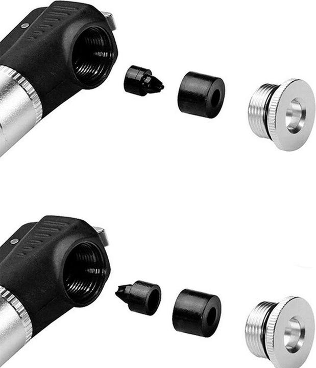 Actual product image Rockbros JG-1040B bicycle pump small - black