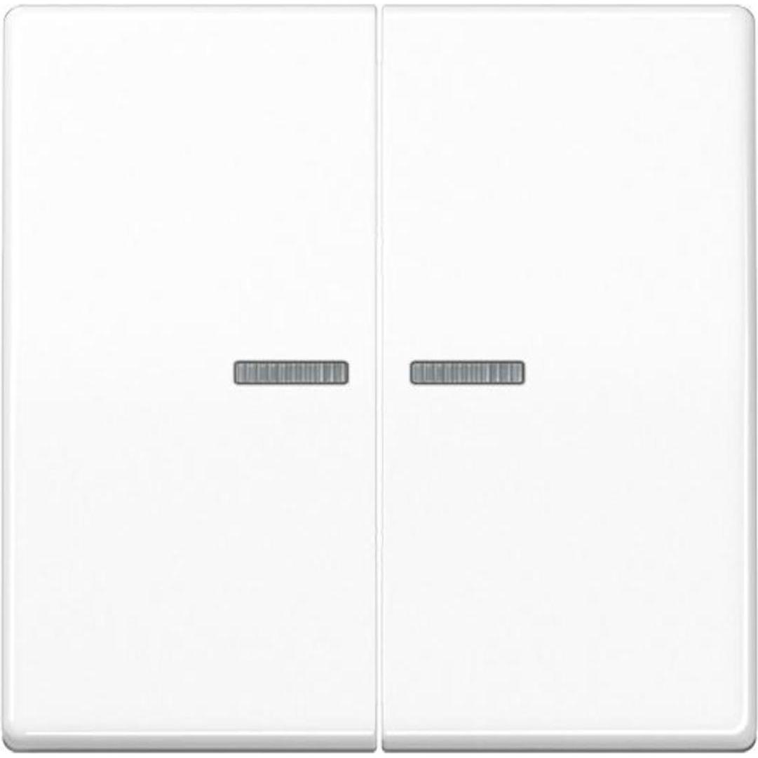 JUNG, Zubehör Schalterprogramm, Wippe 2t Schalter AS aws glz Lichtausl AS102KO5WW