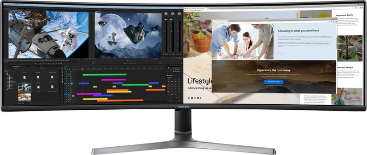 Actual product image Samsung C49RG94SSU (5120 x 1440 pixels, 49")
