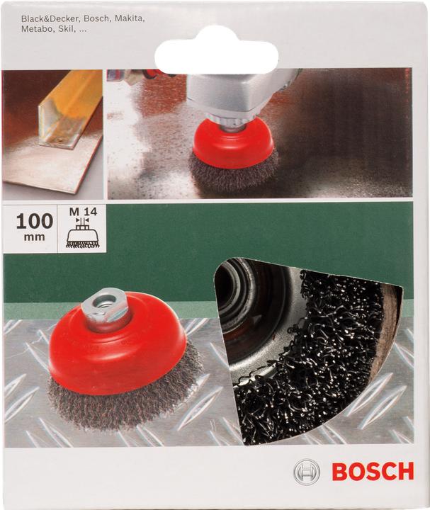 Produktbild Bosch Zubehör Topfbürste für Winkel- und Geradschleifer – Gewellter Draht, 100 mm