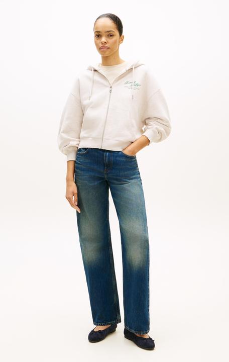 Actual product image Tommy Hilfiger Modern Script Zip Terry Hoodie (L)