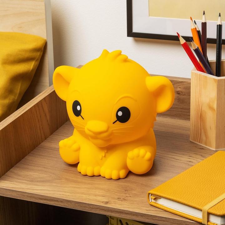 Actual product image Paladone Products Disney Squishy Glo silicone light The Lion King Simba 15 cm