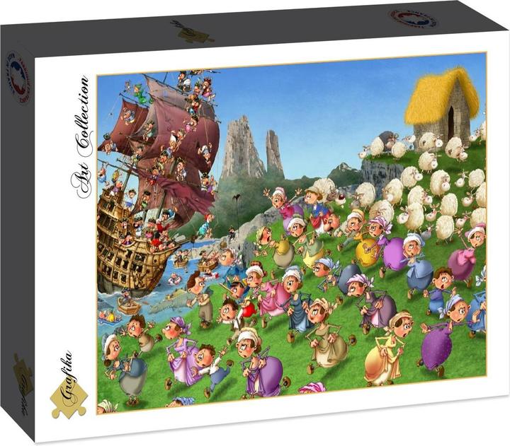 Immagine prodotto Grafika Puzzle 2000 pezzi François Ruyer: Piratesco (2000 pezzi)