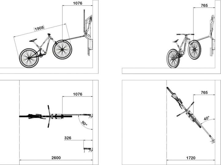 Actual product image OK-Line e-Bike Lift 600N Fahrräder 28-40 kg