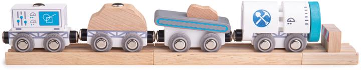 Actual product image Bigjigs Tunnel boring machine train