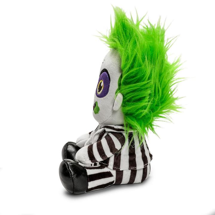 Actual product image Kidrobot Beetlejuice Phunny plush figure Beetlejuice Sitting with Striped Outfit 18 cm (18 cm)