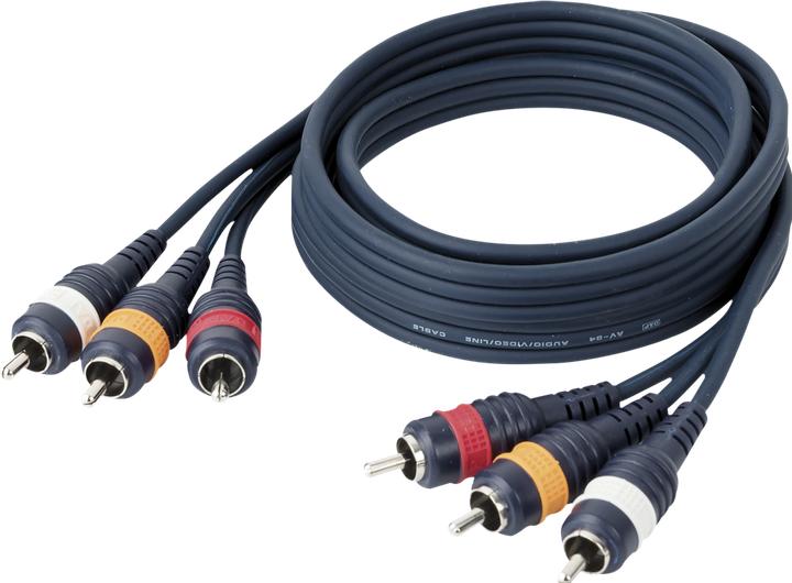Actual product image DAP-Audio FL47 - 2x RCA + 1x Digital cable 6 m (6 m, Cinch Cables)