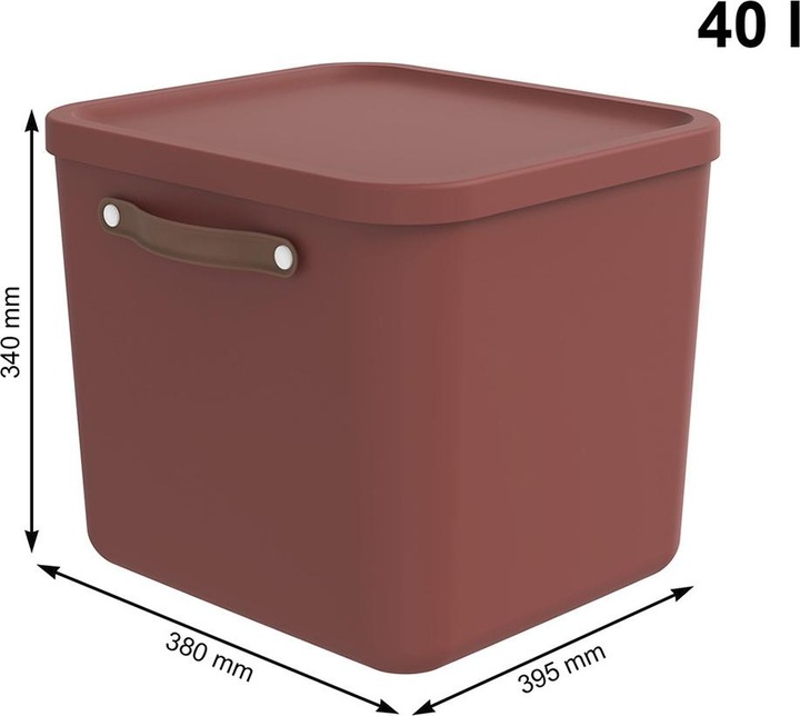 Produktbild Rotho 2er Set Aufbewahrungsboxen 25 l und 40 l MALOJA (40 l)