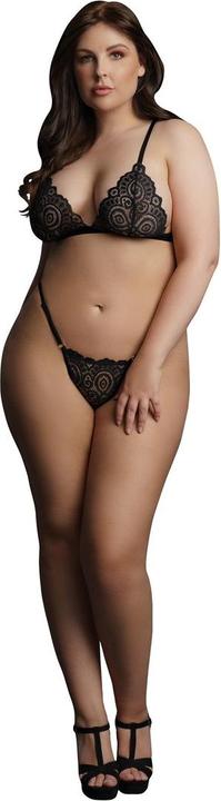 Le Désir Magic Lace Velvet Lingerie Set (One size)