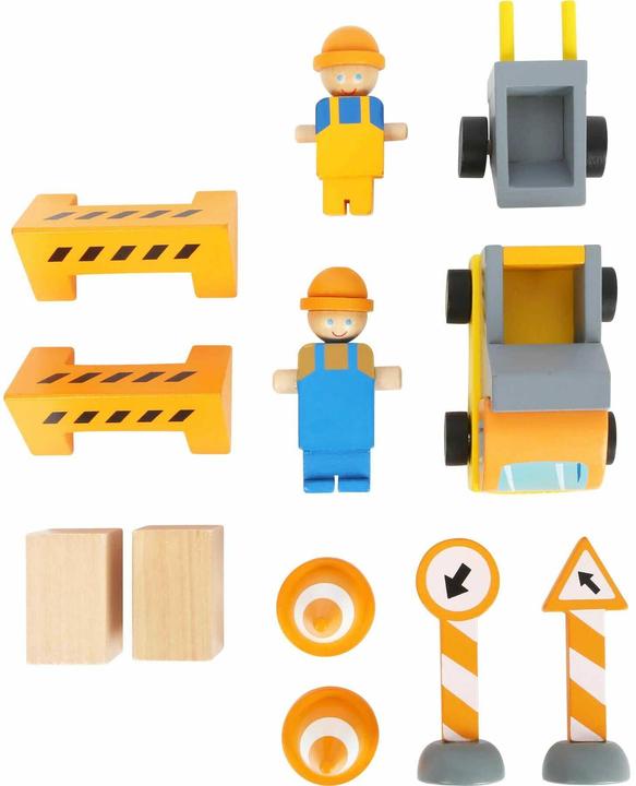 Produktbild small foot Baukran mit Baustellenzubehör