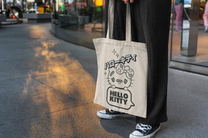 Actual product image Konix Hello Kitty carrier bag Star