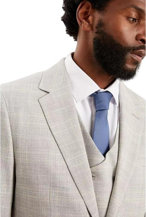 Actual product image Burton Mens Textured Check Tailored Suit Jacket