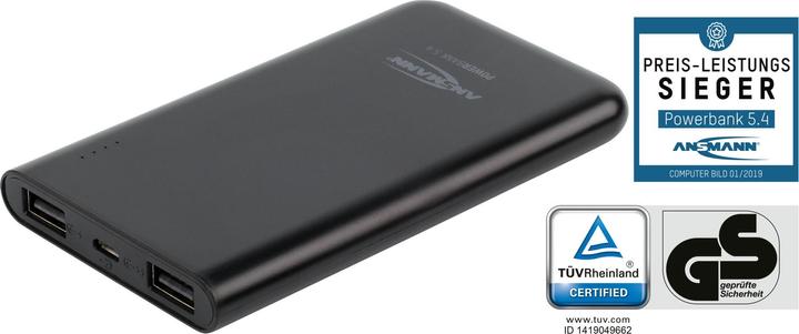 Image du produit Ansmann Powerbank 5,4 (5000 mAh, 20 Wh)