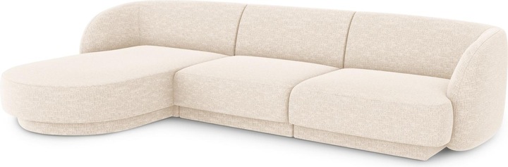 Image du produit Micadoni Canapé D'Angle Gauche, "Miley", 4 Places, 255x156x70Fabriqué en Europe (Canapé d'angle)